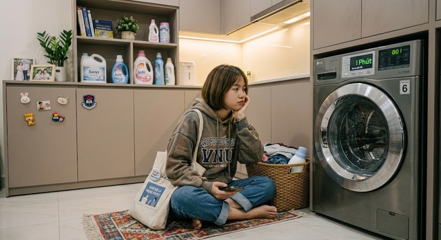 Vì sao máy giặt báo còn 1 phút nhưng phải chờ rất lâu mới xong? - Ảnh 1.