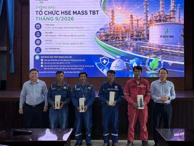 NMLD Dung Quất đạt hơn 59 triệu giờ công an toàn- Ảnh 2.
