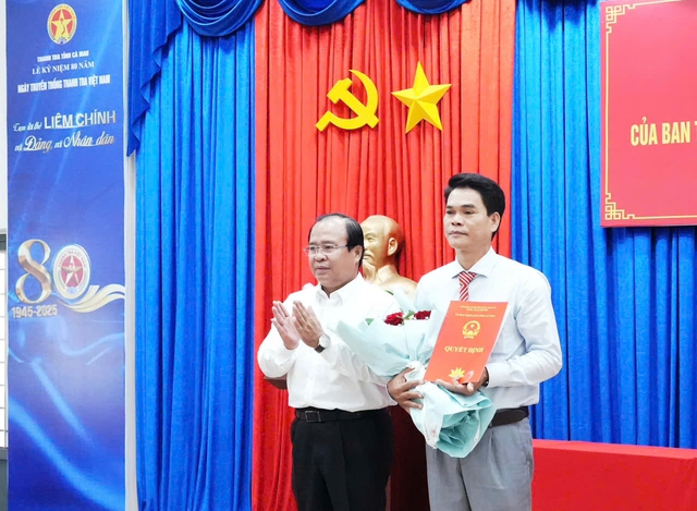Phó trưởng ban Nội chính Tỉnh ủy Cà Mau làm Phó chánh Thanh tra tỉnh- Ảnh 1.
