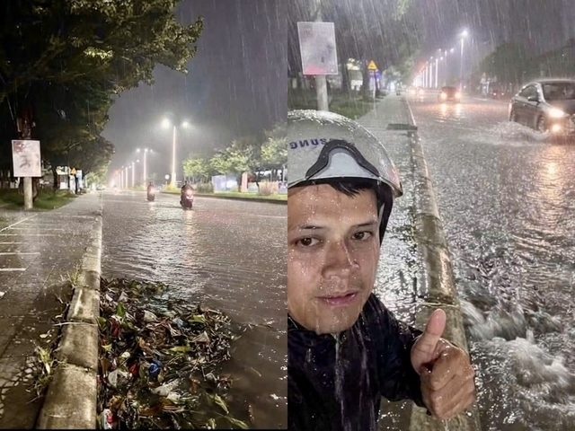 Bị nói 'đồ thần kinh', nam thanh niên vẫn dầm mưa làm điều này…- Ảnh 4.