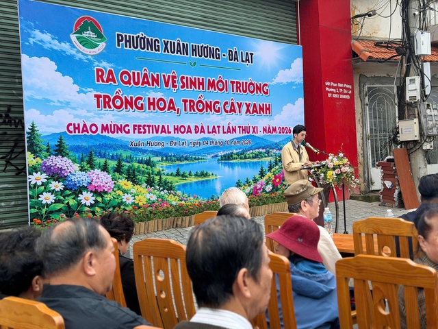 Đ&agrave; Lạt đồng loạt l&agrave;m sạch phố phường, trồng hoa đ&oacute;n Festival Hoa 2026- Ảnh 6.