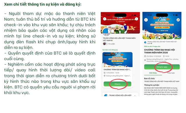 Cơ hội nhận được vé dự concert Đại nhạc hội thanh niên 2026 - Ảnh 5.