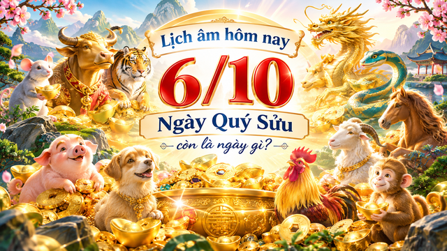 Lịch âm hôm nay 6.10: Ngày Quý Sửu là ngày gì đặc biệt? - Ảnh 1.