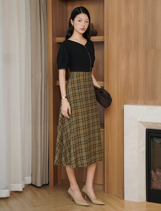 Chân váy cổ điển đẹp xao xuyến, thu hút mọi ánh nhìn - Ảnh 5.