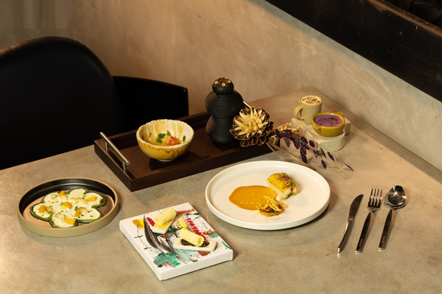 Chef Khắc Linh gây 'choáng' với bức 'Mục đồng chăn trâu' của Thành Chương bằng...ẩm thực - Ảnh 5.
