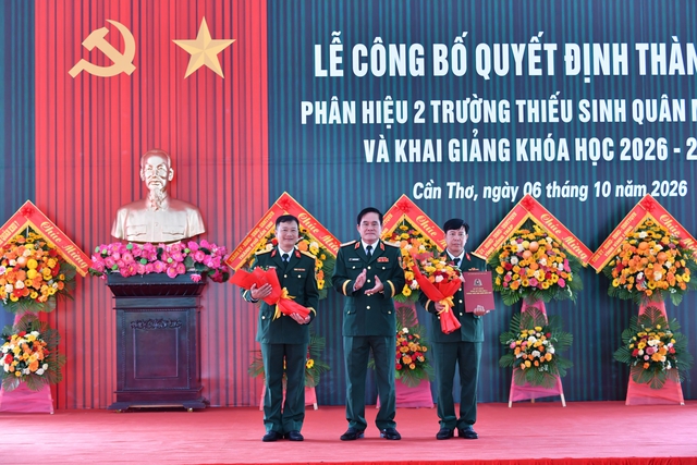 Ph&acirc;n hiệu 2 Trường Thiếu sinh qu&acirc;n miền Nam đ&oacute;n 160 học sinh nhập học đầu ti&ecirc;n - Ảnh 1.