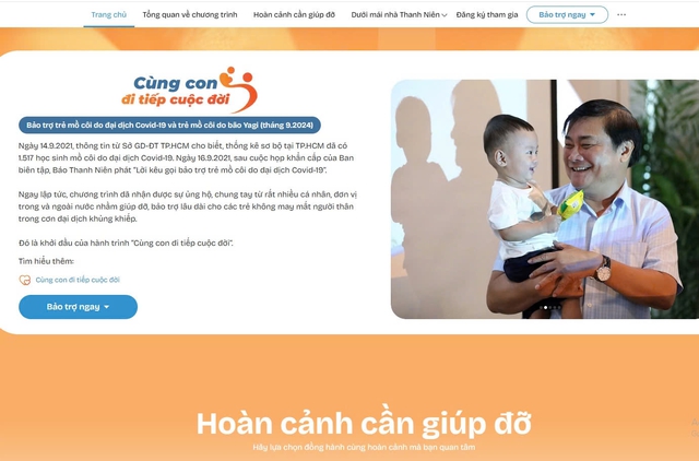 Nhiều bạn đọc giúp trẻ mồ côi qua trang web bảo trợ- Ảnh 1.