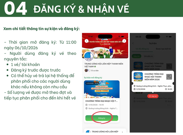 Cơ hội nhận được v&eacute; dự concert Đại nhạc hội thanh ni&ecirc;n 2026 - Ảnh 5.