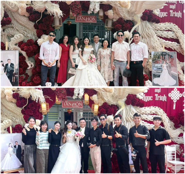 Hoài Lâm cưới vợ kém 9 tuổi, Đàm Vĩnh Hưng đến chúc mừng - Ảnh 2.