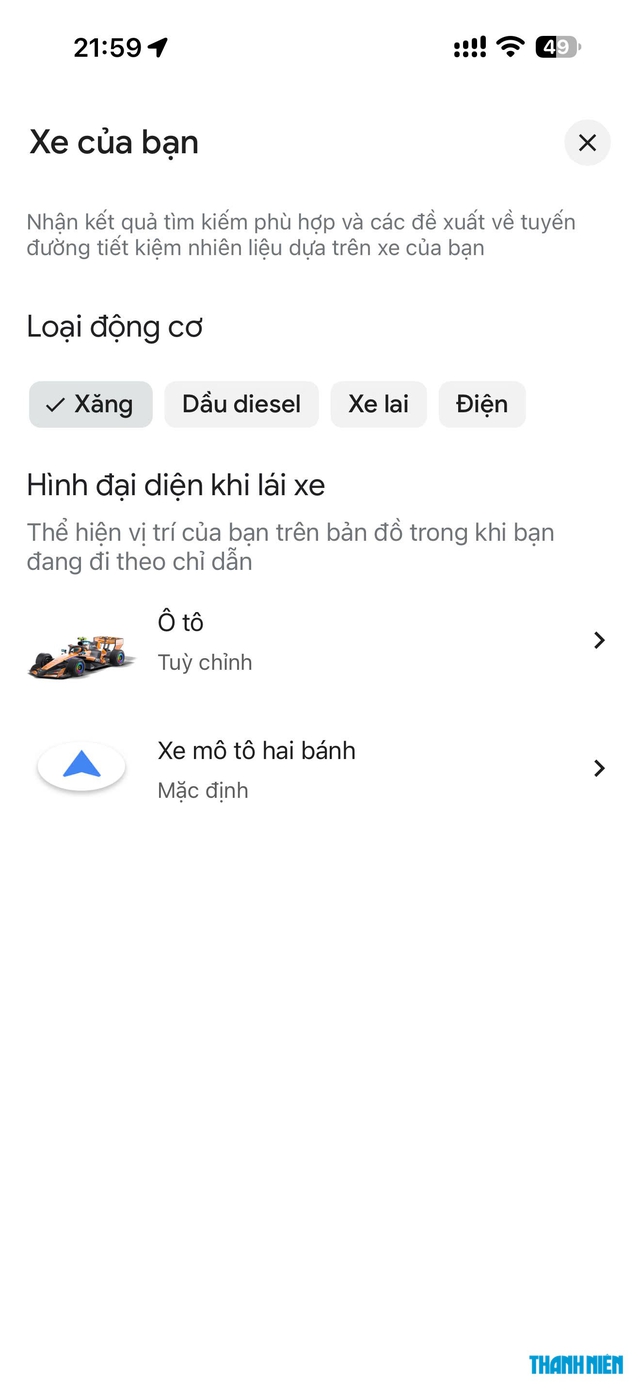 Biến mũi tên chỉ đường Google Maps thành xe đua McLaren - Ảnh 2.