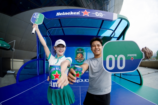 Văn hóa giao lưu mới trên sân pickleball: Heineken 0.0 đưa nhịp kết nối sảng khoái - Ảnh 1.