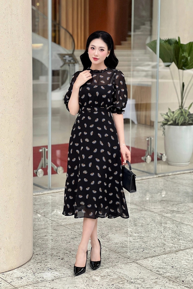 Đầm voan tăng n&eacute;t duy&ecirc;n d&aacute;ng ng&agrave;y thu - Ảnh 6.