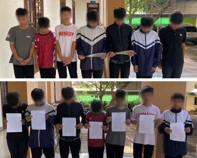 Kịp thời ngăn chặn hai nhóm học sinh lớp 8 mang dao để giải quyết mâu thuẫn - Ảnh 1.