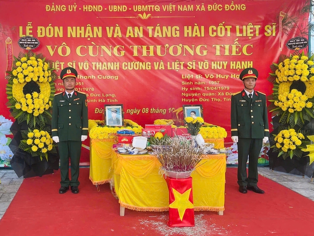 Nước mắt ngày trở về của hai anh em ruột liệt sĩ sau gần nửa thế kỷ - Ảnh 1.