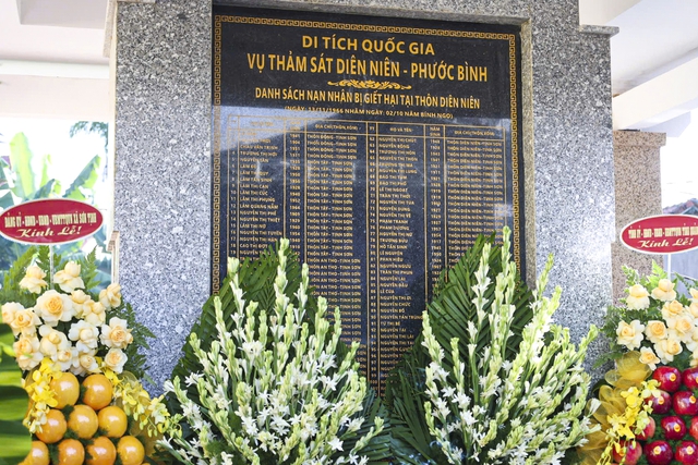 Tưởng niệm 180 đồng bào bị sát hại trong vụ thảm sát Diên Niên - Phước Bình- Ảnh 4.