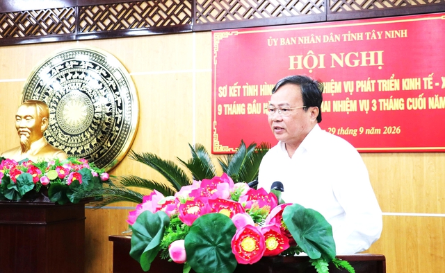 Tây Ninh dồn sức cho công trình trọng điểm, siết trách nhiệm chống lãng phí - Ảnh 1.