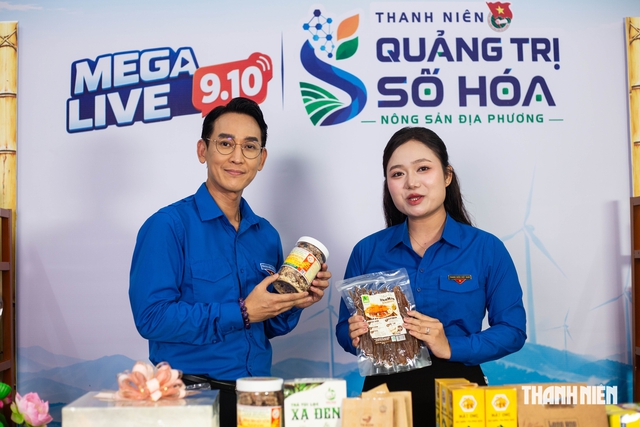 Diễn viên Hứa Vĩ Văn tham gia Mega Live, quảng bá nông sản Quảng Trị- Ảnh 1.