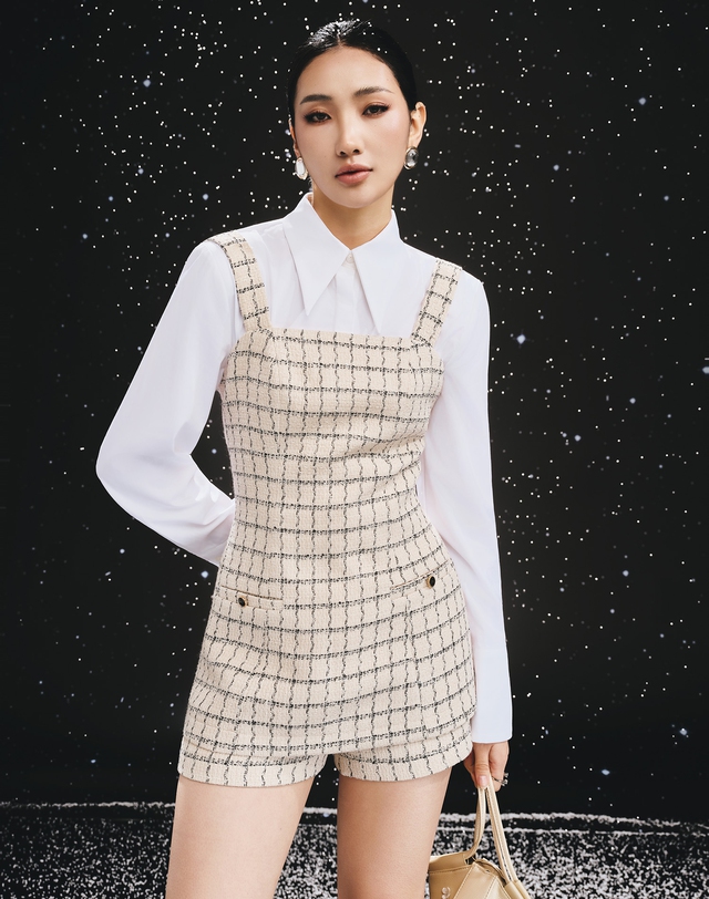 Cách phối áo sơ mi trắng, sơ mi thêu hoa đẹp nhất mùa xuân 2026- Ảnh 5.