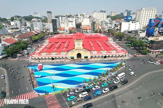 Tranh c&atilde;i diện mạo mới của chợ Bến Th&agrave;nh sau khi chỉnh trang- Ảnh 1.