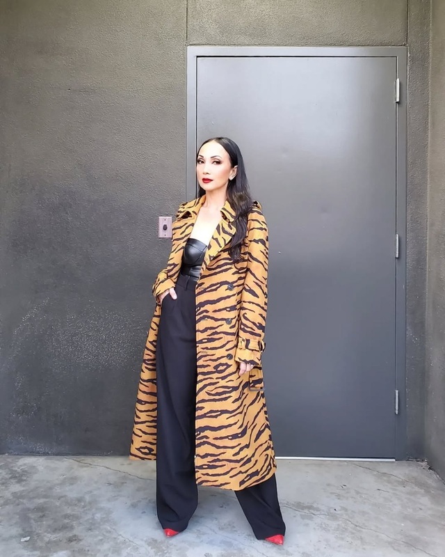 Sức hút từ họa tiết da hổ, khẳng định chất táo bạo rất riêng- Ảnh 1.