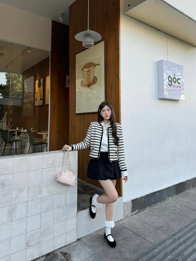 Hóa nữ sinh duyên dáng ngày xuân cùng phong cách preppy kinh điển- Ảnh 5.