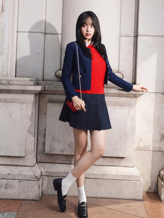 Hóa nữ sinh duyên dáng ngày xuân cùng phong cách preppy kinh điển- Ảnh 6.