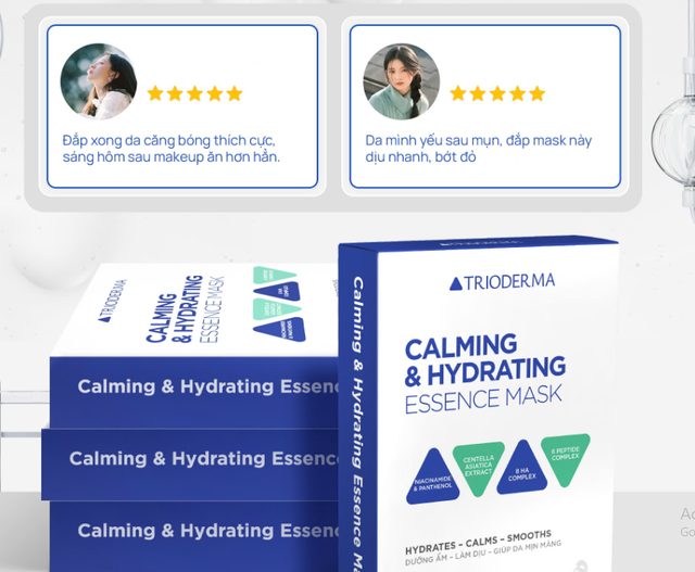 Mặt nạ Trioderma c&oacute; tốt kh&ocirc;ng m&agrave; đắp xong da căng mọng, bật tone trắng s&aacute;ng?  - Ảnh 2.