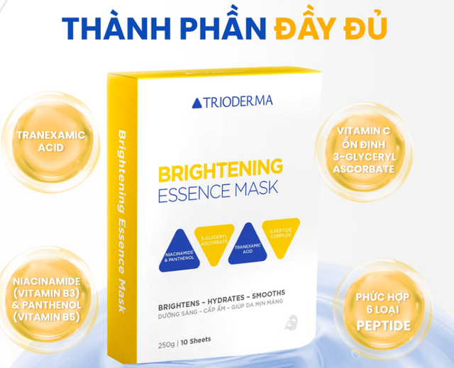 Mặt nạ Trioderma c&oacute; tốt kh&ocirc;ng m&agrave; đắp xong da căng mọng, bật tone trắng s&aacute;ng?  - Ảnh 3.