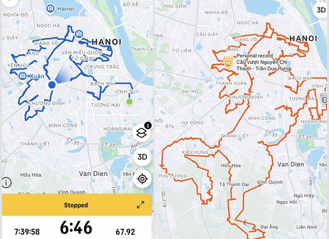 Nh&oacute;m đạp xe mừng xu&acirc;n B&iacute;nh Ngọ 2026 vẽ h&igrave;nh ngựa ấn tượng tại H&agrave; Nội - Ảnh 1.