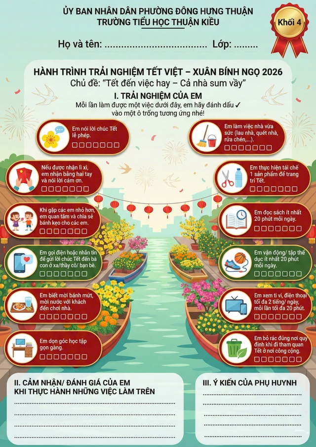 Những 'nhiệm vụ ng&agrave;y tết' dễ thương c&ocirc; gi&aacute;o giao học sinh - Ảnh 7.