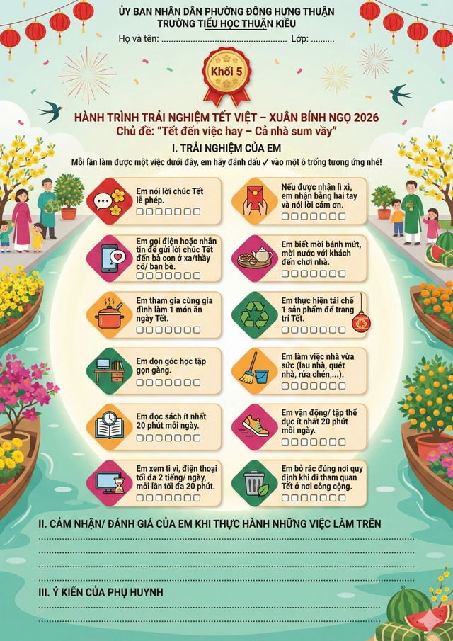 Những 'nhiệm vụ ng&agrave;y tết' dễ thương c&ocirc; gi&aacute;o giao học sinh - Ảnh 6.