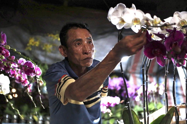 Trắng đ&ecirc;m canh hoa tết ở bến B&igrave;nh Đ&ocirc;ng - Ảnh 6.