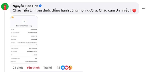 Tiến Linh ghi 'si&ecirc;u phẩm' trong mắt người h&acirc;m mộ: Ủng hộ CLB Thanh H&oacute;a vượt kh&oacute;- Ảnh 2.