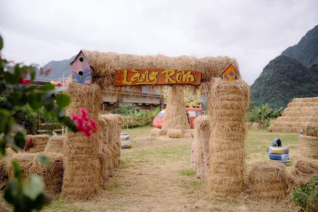 Th&uacute; vị điểm 'check-in' tết với 400 cuộn rơm tại Quảng Trị- Ảnh 2.