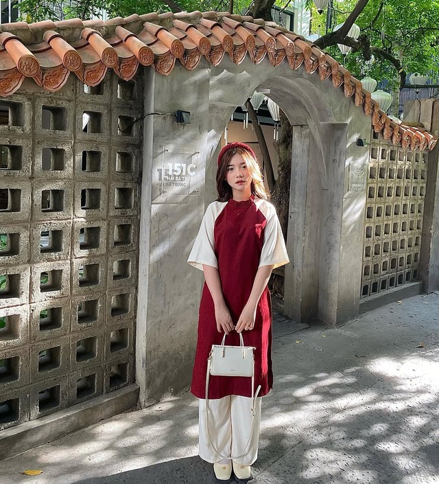 Nâng tầm khí chất cổ điển ngày tết với băng đô đỏ- Ảnh 8.