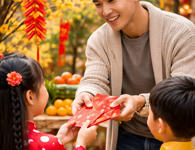 Lì xì đầu năm: Niềm vui tinh thần có lợi cho sức khỏe - Ảnh 2.