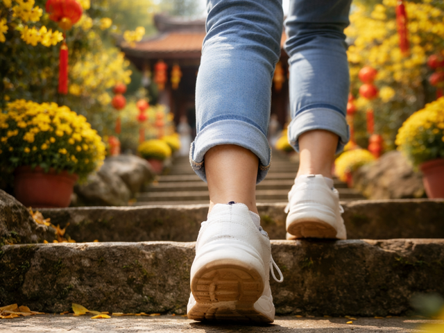 Đi bộ tham quan ng&agrave;y Tết: người huyết &aacute;p cao n&ecirc;n vận động bao nhi&ecirc;u l&agrave; vừa? - Ảnh 1.