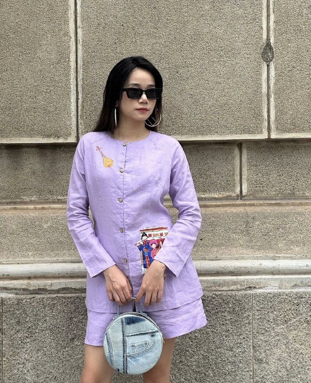 Tết này, chị em 'phải lòng' chiếc áo bà ba- Ảnh 7.