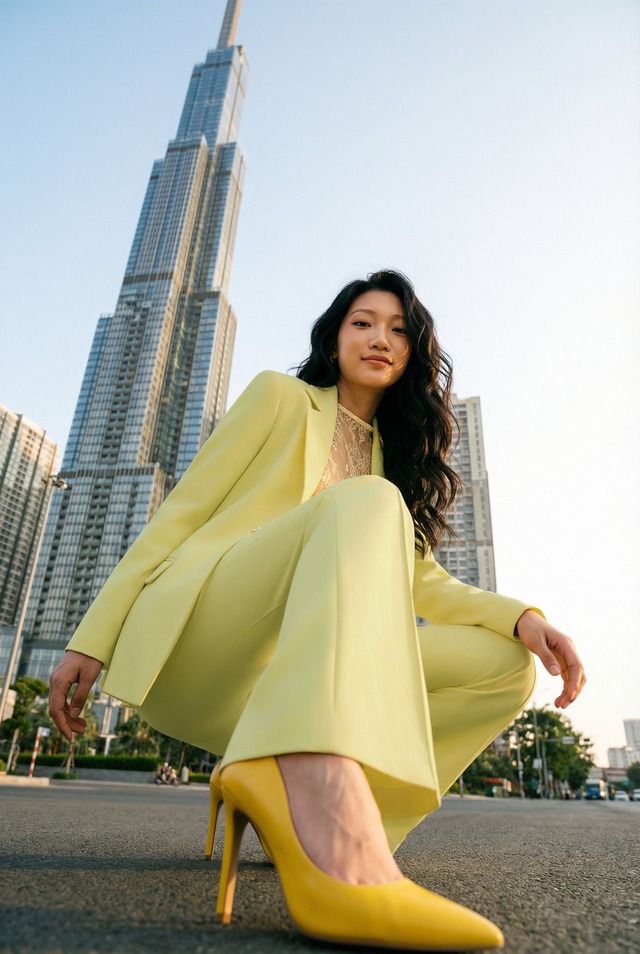 Thu hút nơi công sở đầu năm cùng váy dài, quần ống rộng và giày cao gót- Ảnh 3. Thu hút nơi công sở đầu năm cùng váy dài, quần ống rộng và giày cao gót- Ảnh 3.