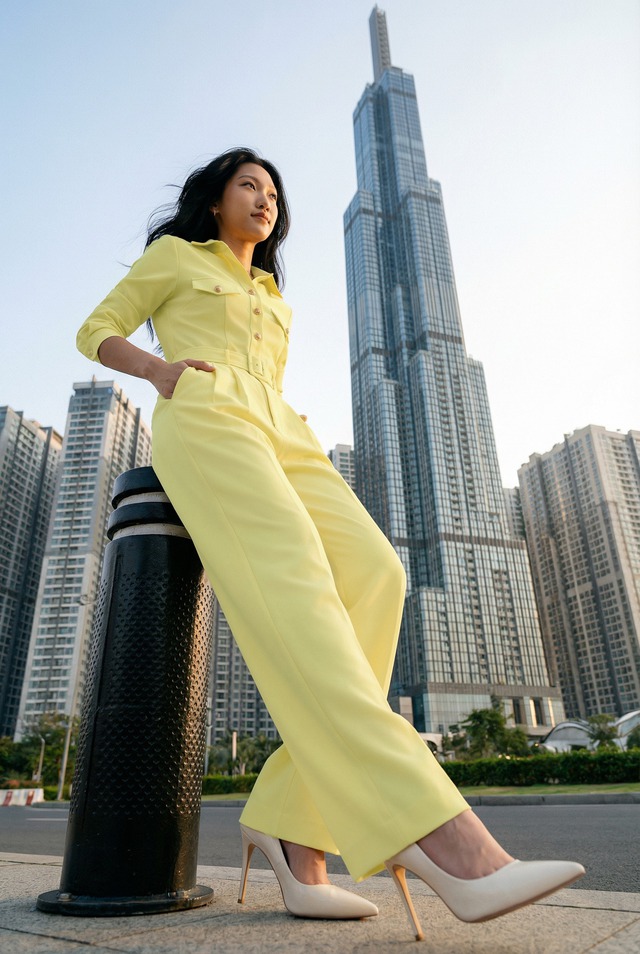 Thu hút nơi công sở đầu năm cùng váy dài, quần ống rộng và giày cao gót- Ảnh 5. Thu hút nơi công sở đầu năm cùng váy dài, quần ống rộng và giày cao gót- Ảnh 5.