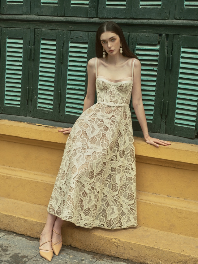 Đầm dự tiệc mùa xuân mở ra một năm may mắn- Ảnh 2.