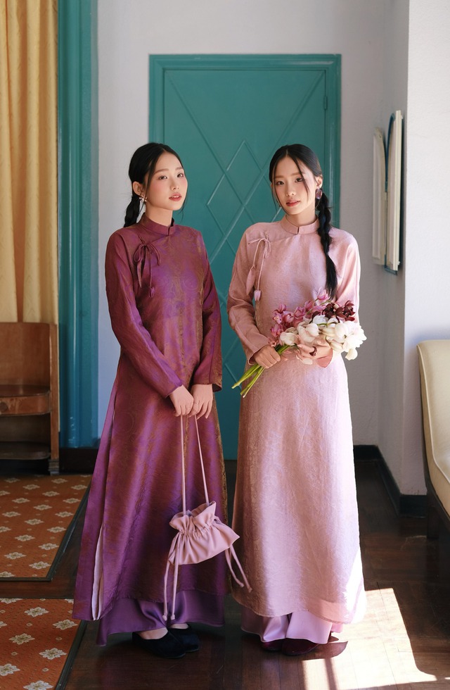 5 gam màu áo dài không thể thiếu trong ba ngày tết- Ảnh 1.