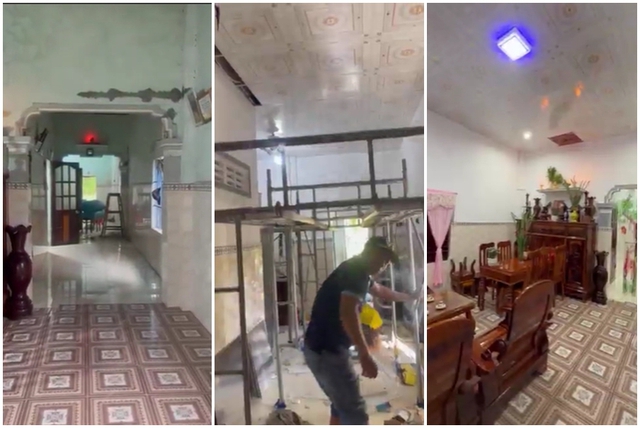 Hoa hậu Yến Nhi sửa nh&agrave; cho ba mẹ ở qu&ecirc; - Ảnh 2.