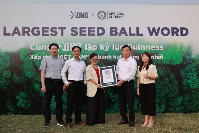OMO lập kỷ lục Guiness thế giới, cam kết trồng 1 triệu c&acirc;y trong 2026 - 2030 - Ảnh 2.