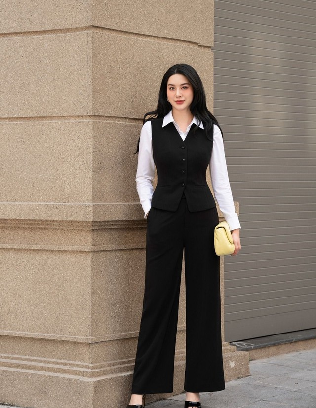 Áo gile và sơ mi, cặp bài trùng cho diện mạo trẻ trung sành điệu- Ảnh 8.