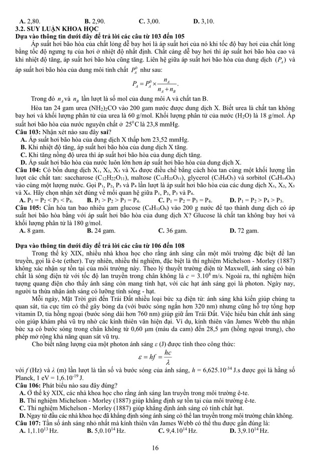 Đề thi mẫu đ&aacute;nh gi&aacute; năng lực ĐH Quốc gia TP.HCM 2026 - Ảnh 16.