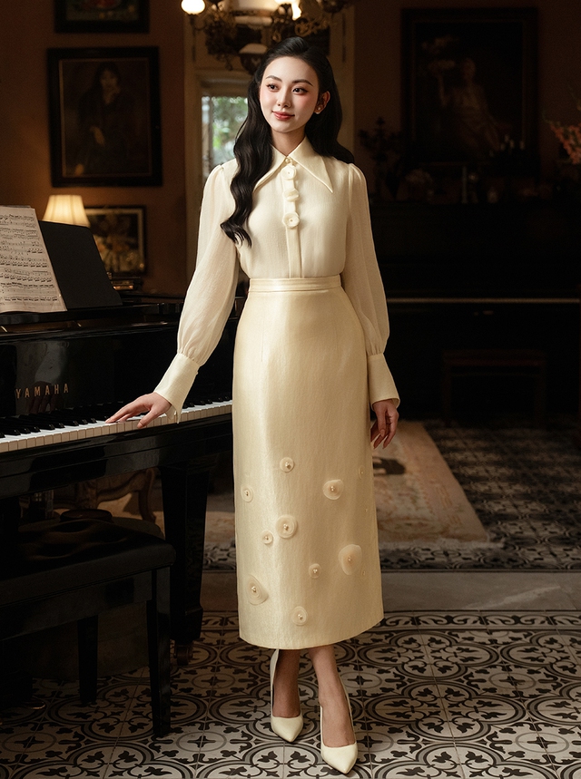 Những kiểu chân váy đa năng cho nàng mặc đẹp cả năm- Ảnh 5.