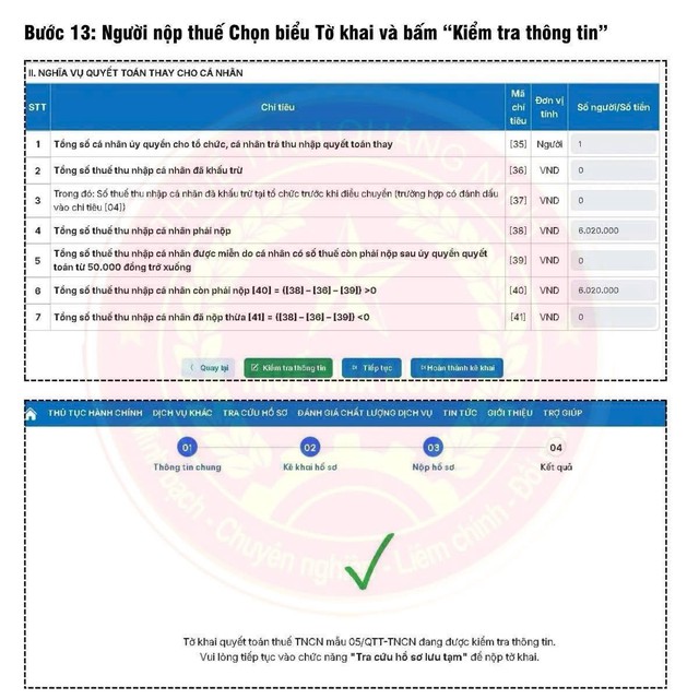  17 bước quyết to&aacute;n thuế thu nhập c&aacute; nh&acirc;n trực tuyến- Ảnh 7.