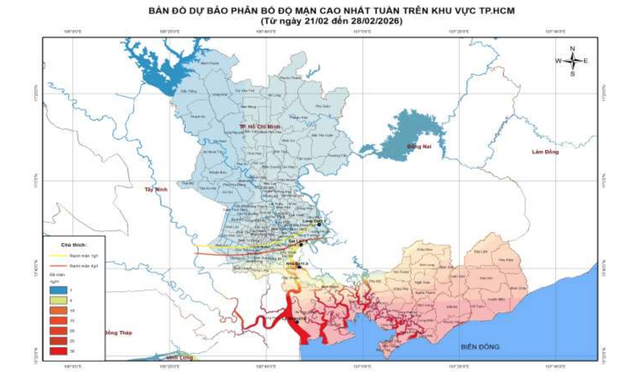 TP.HCM mặn x&acirc;m nhập s&acirc;u ngay đầu năm mới, v&igrave; sao?- Ảnh 1.
