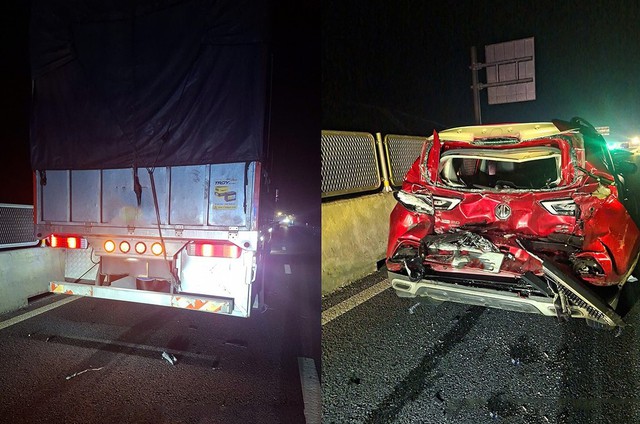 5 vụ tai nạn trên cao tốc qua Hà Tĩnh trong ngày cuối kỳ nghỉ tết- Ảnh 2. 5 vụ tai nạn trên cao tốc qua Hà Tĩnh trong ngày cuối kỳ nghỉ tết- Ảnh 2.